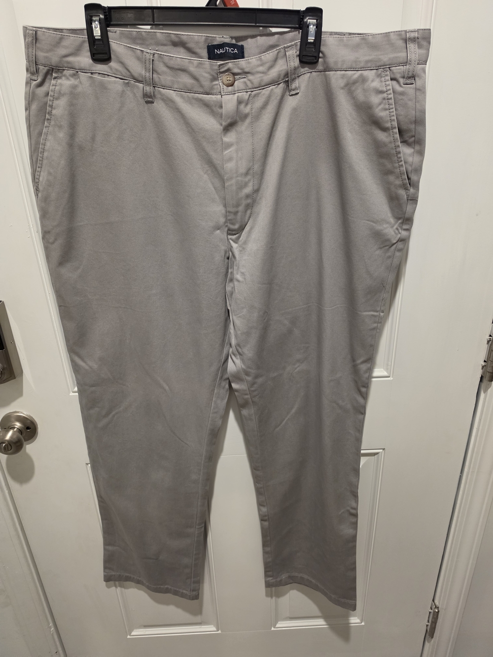 Nautica Men's Gray Chino Pants